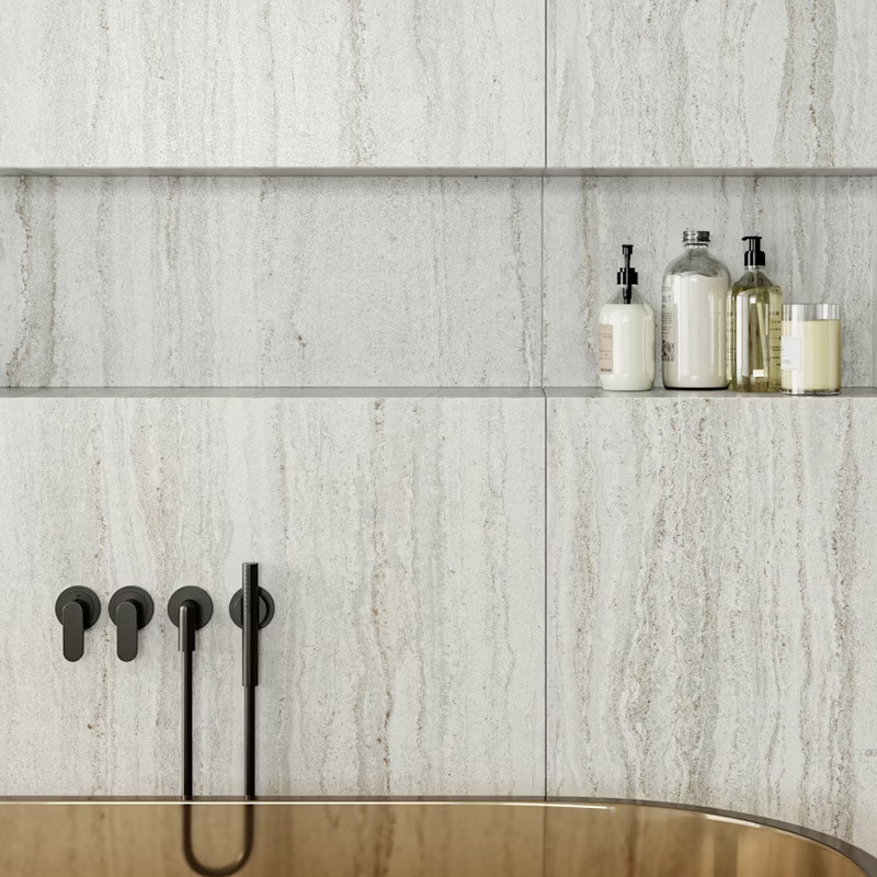 Plan de travail cuisine et salle de bain en céramique Dekton® sur mesure pietraEdition Trevi